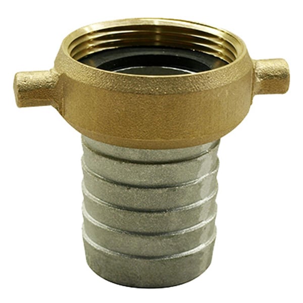 Apache 43074504 1.5 in. Short Shank Female Aluminum Pin Lug Coupling 193834 - main